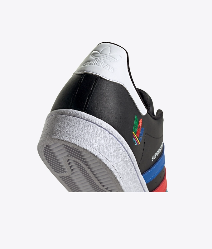 SUPERSTAR 'CBLACK/GREEN/FTWWHT'
