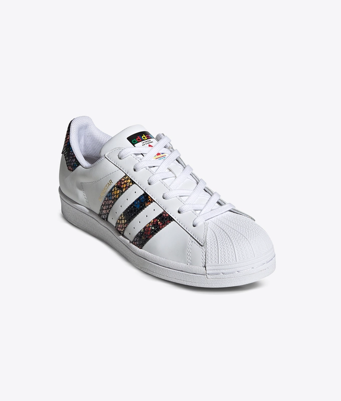 SUPERSTAR W 'CLOUD WHITE / CORE BLACK / RED'