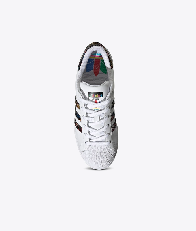 SUPERSTAR W 'CLOUD WHITE / CORE BLACK / RED'