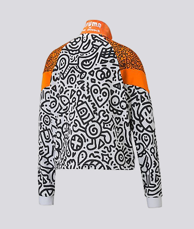 PUMA x MR DOODLE MCS Track Jacket 'Purple Rose-AOP'