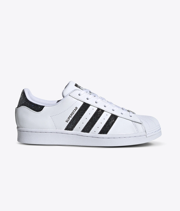 SWAROVSKI crYstal SUPERSTAR 'ftwr white/core black/silver met'