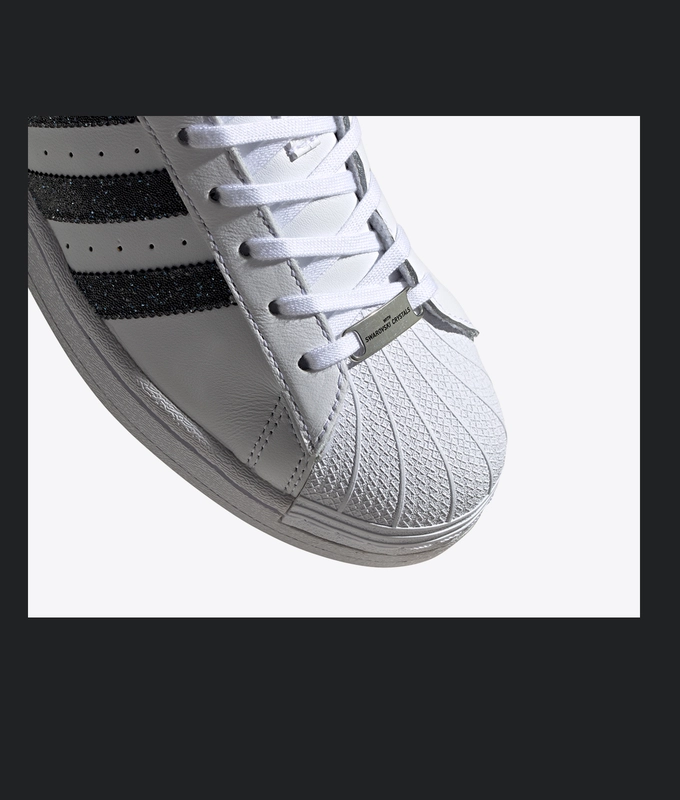 SWAROVSKI crYstal SUPERSTAR 'ftwr white/core black/silver met'
