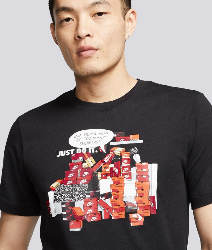 AS M NSW TEE SNKR CLTR 7 'BLACK'