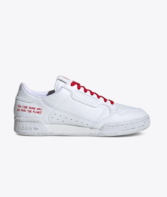 CONTINENTAL 80 VEGAN 'FTWR WHITE/FTWR WHITE/SCARLET'