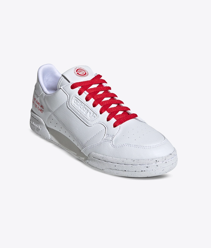 CONTINENTAL 80 VEGAN 'FTWR WHITE/FTWR WHITE/SCARLET'