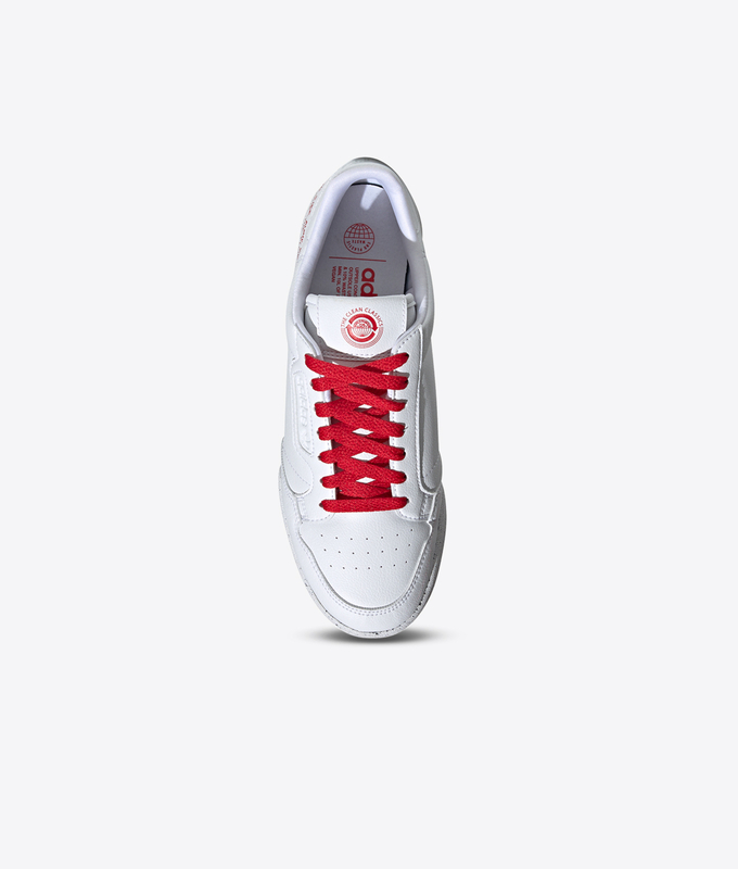 CONTINENTAL 80 VEGAN 'FTWR WHITE/FTWR WHITE/SCARLET'