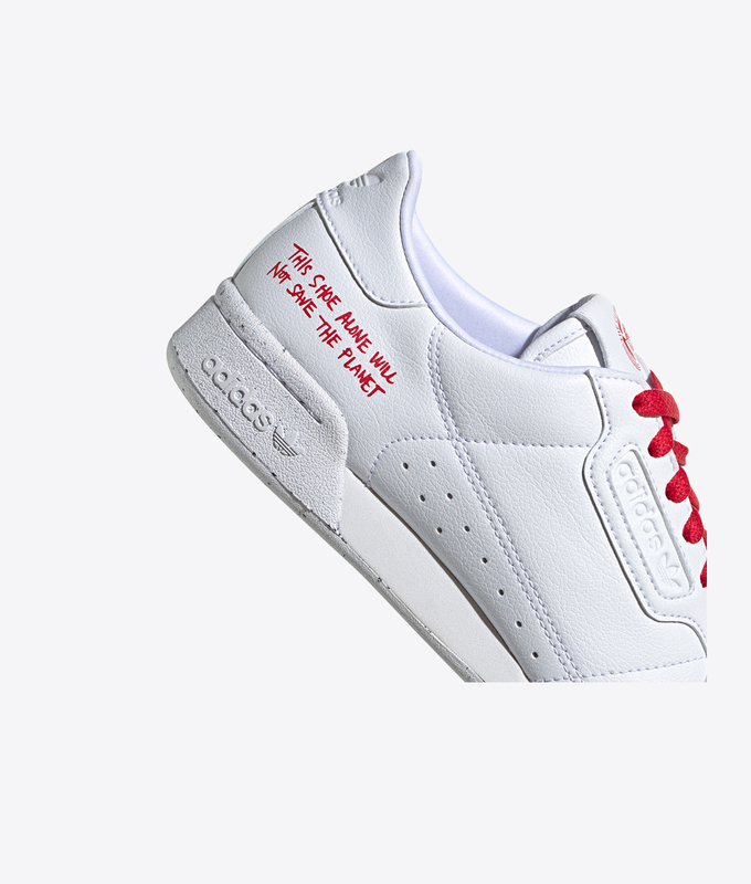CONTINENTAL 80 VEGAN 'FTWR WHITE/FTWR WHITE/SCARLET'