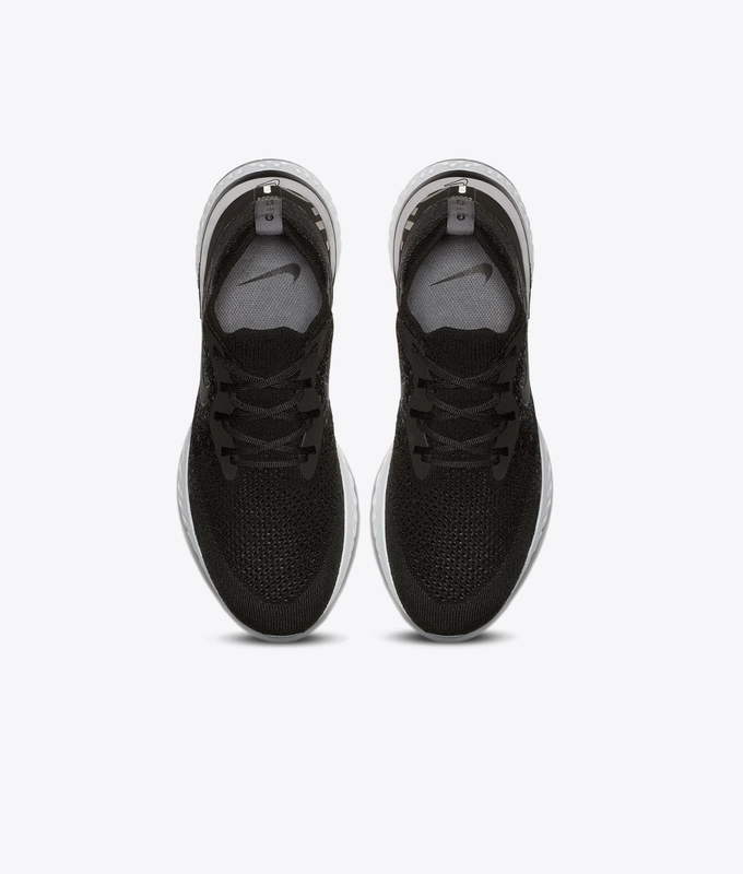 EPIC REACT FLYKNIT 'BLACK/BLACK-DARK GREY-PURE PLATINUM'