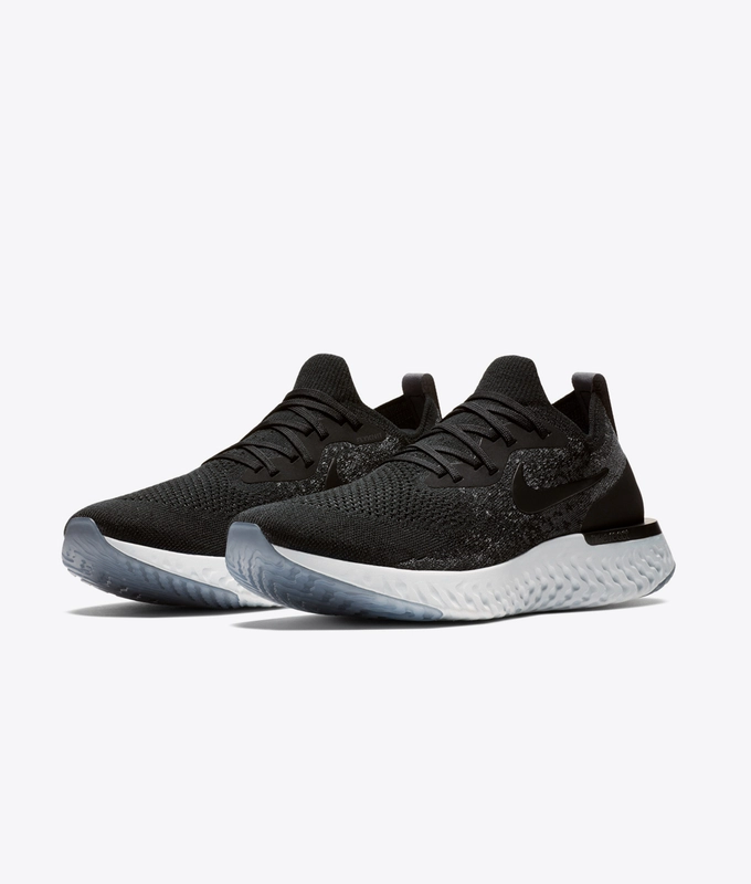 EPIC REACT FLYKNIT 'BLACK/BLACK-DARK GREY-PURE PLATINUM'