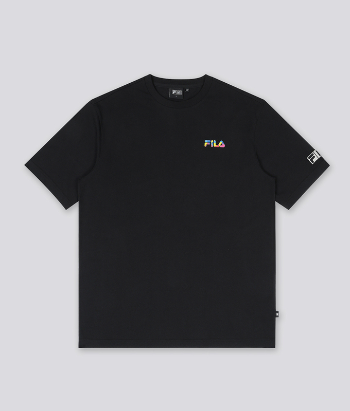 BTSxFILA Love Yourself IDOL ARTWORK T-SHIRT 'BLACK'