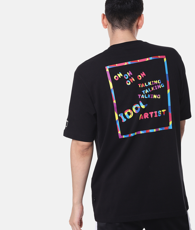 BTSxFILA Love Yourself IDOL ARTWORK T-SHIRT 'BLACK'