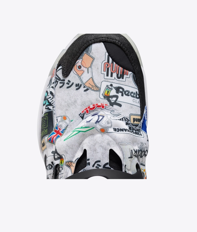 PUMP COURT 'black/white/black'