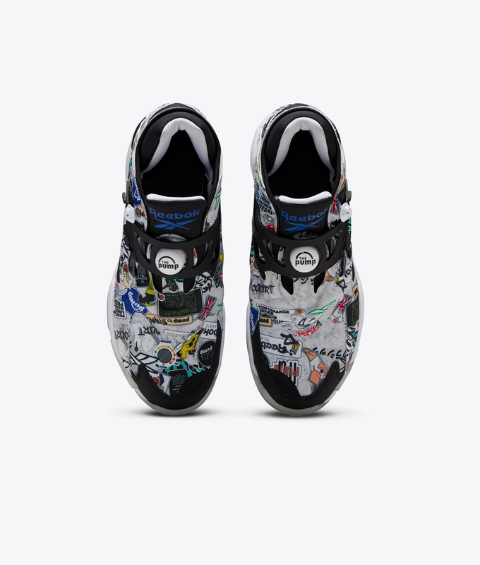 PUMP COURT 'black/white/black'