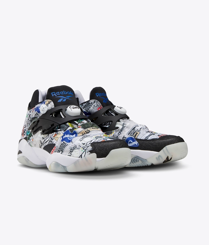 PUMP COURT 'black/white/black'