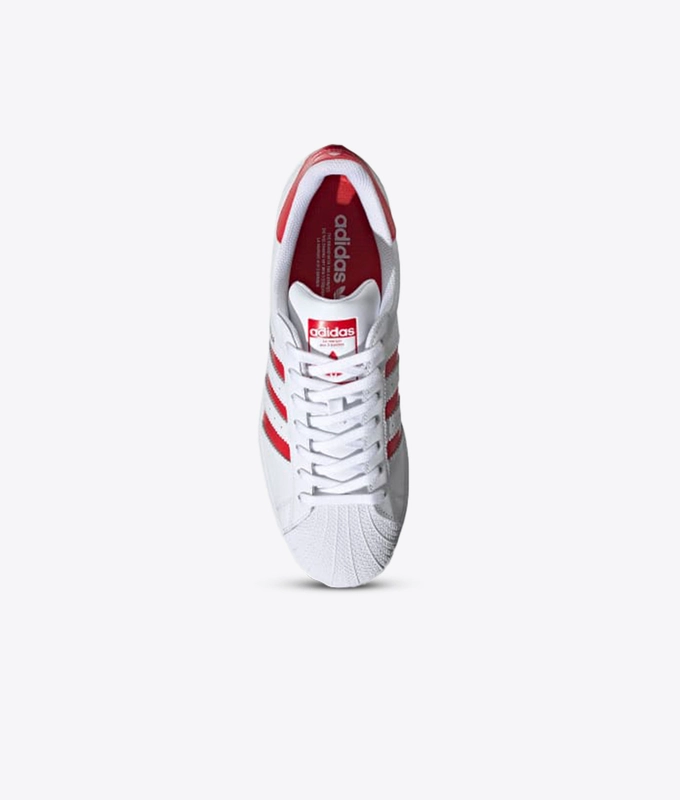 SUPERSTAR 'ftwr white/lush red/gold met'