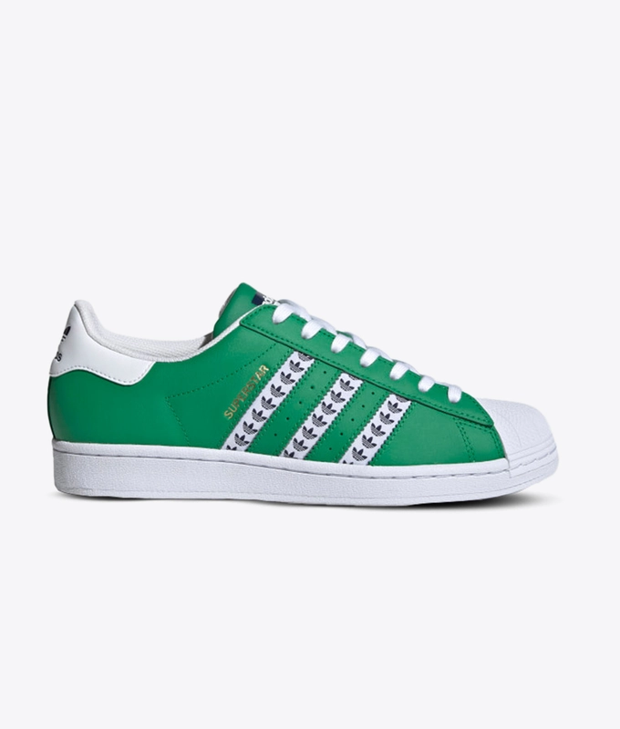 SUPERSTAR 'green/ftwr white/gold met'