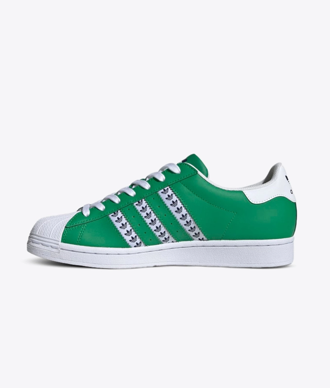SUPERSTAR 'green/ftwr white/gold met'