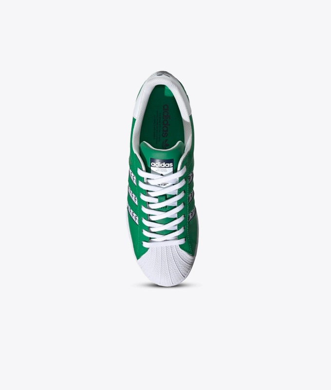 SUPERSTAR 'green/ftwr white/gold met'