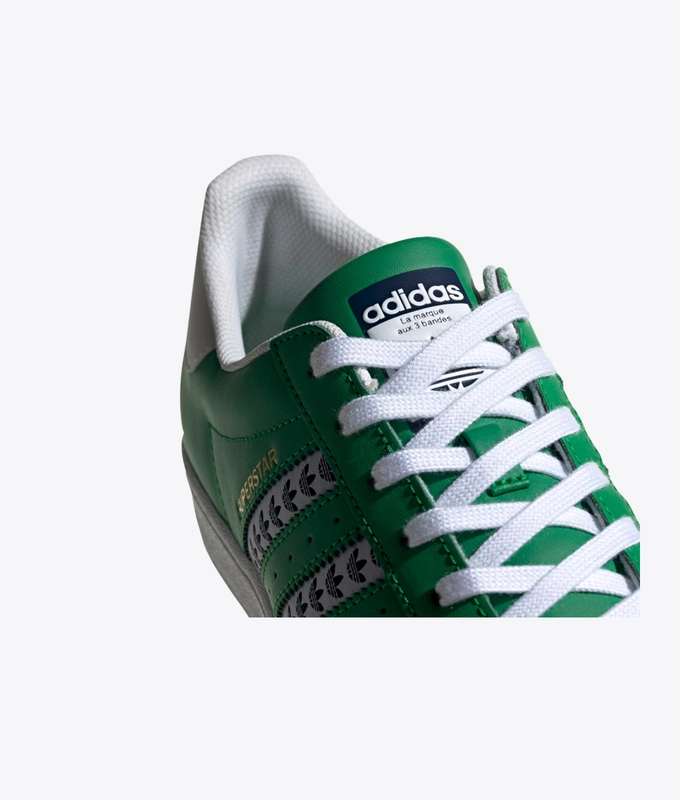 SUPERSTAR 'green/ftwr white/gold met'