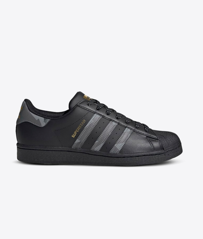 SUPERSTAR 'core black/core black/gold met'