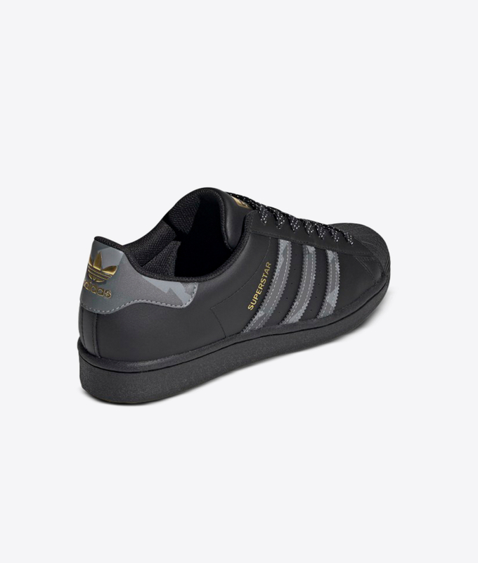 SUPERSTAR 'core black/core black/gold met'