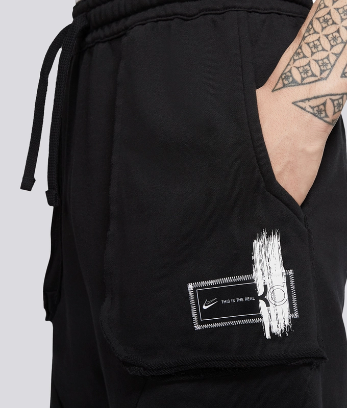 AS KD M NK DRY SHORT FLEECE 'Black'