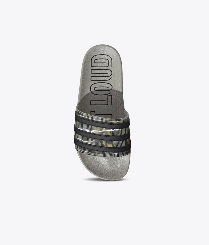 ADILETTE W 'CORE BLACK / CORE BLACK / METAL GREY'