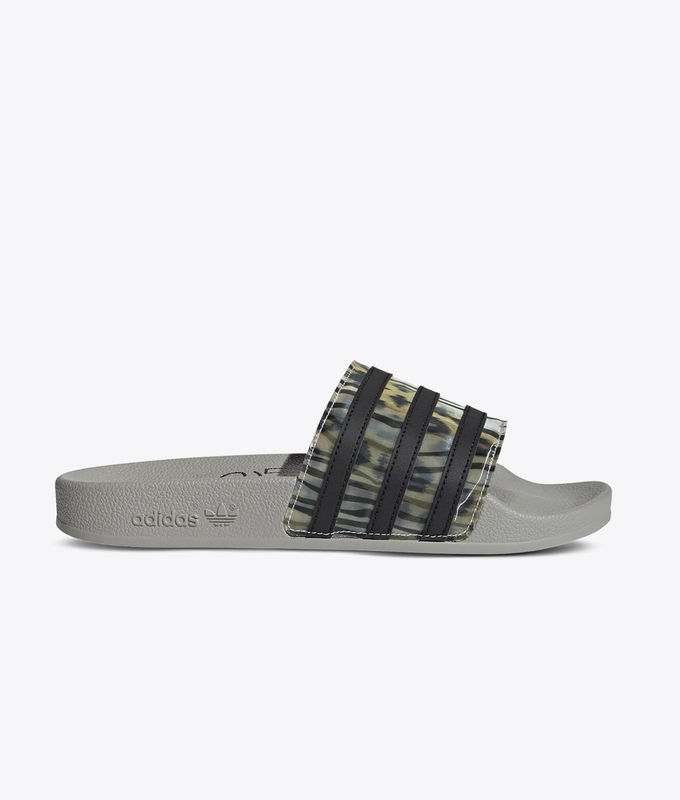 ADILETTE W 'CORE BLACK / CORE BLACK / METAL GREY'