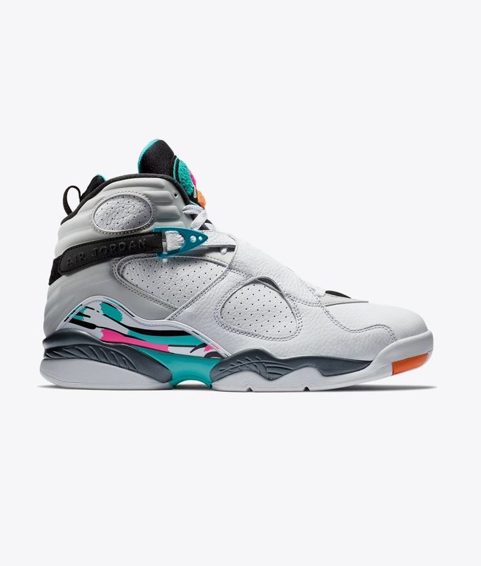 AIR JORDAN 8 RETRO 'WHITE/WHITE-TURBO GREEN-NEUTRAL GREY'