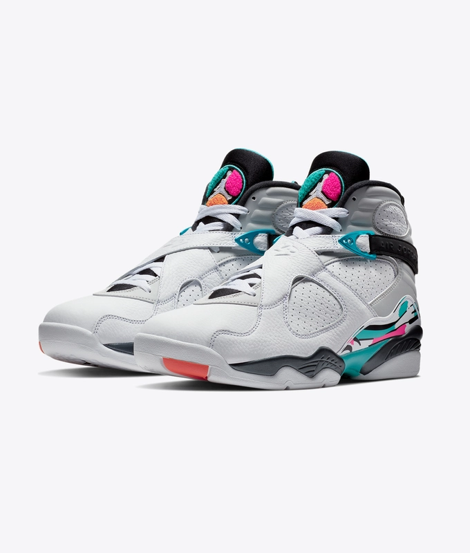 AIR JORDAN 8 RETRO 'WHITE/WHITE-TURBO GREEN-NEUTRAL GREY'
