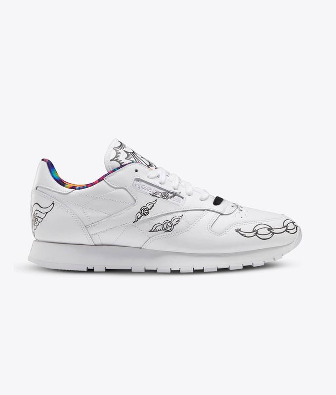 CL LEATHER MU Wavy Train 'white/black/white'