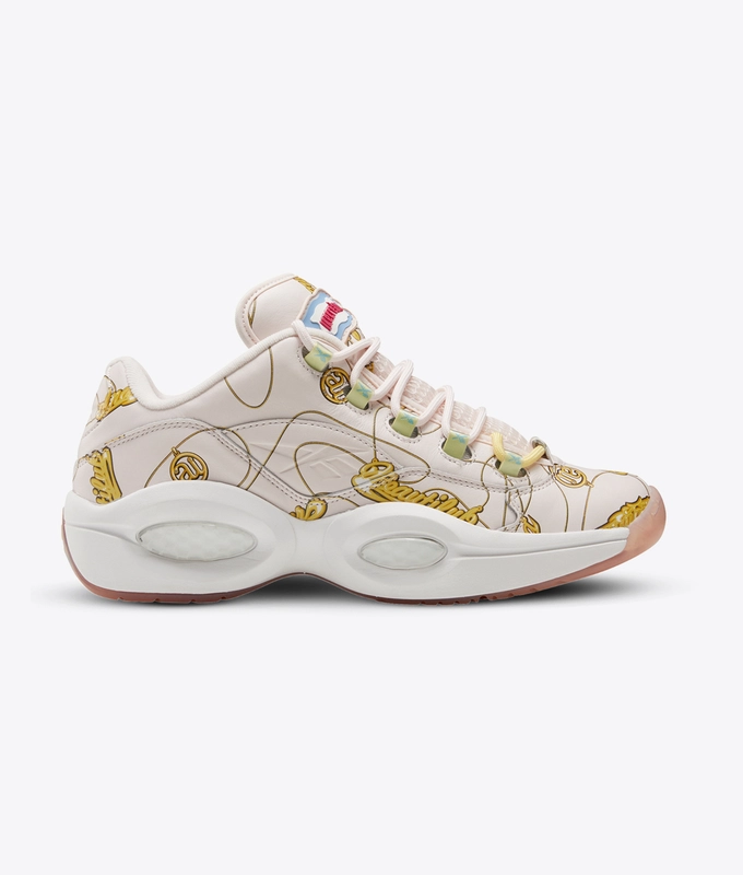 x BILLIONAIRE BOYS CLUB QUESTION LOW 'Polar Pink / White / Yellow Filament'