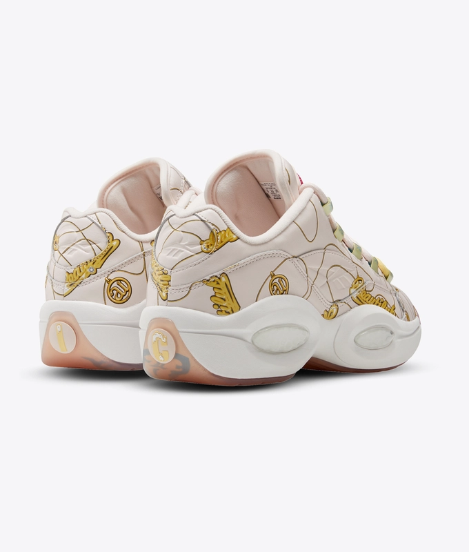 x BILLIONAIRE BOYS CLUB QUESTION LOW 'Polar Pink / White / Yellow Filament'