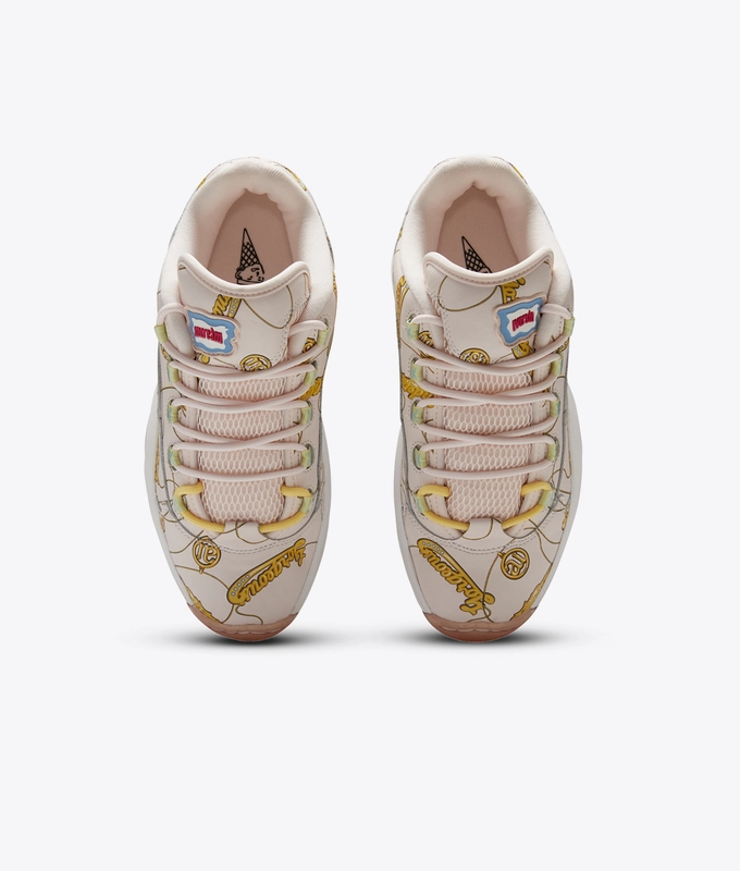 x BILLIONAIRE BOYS CLUB QUESTION LOW 'Polar Pink / White / Yellow Filament'