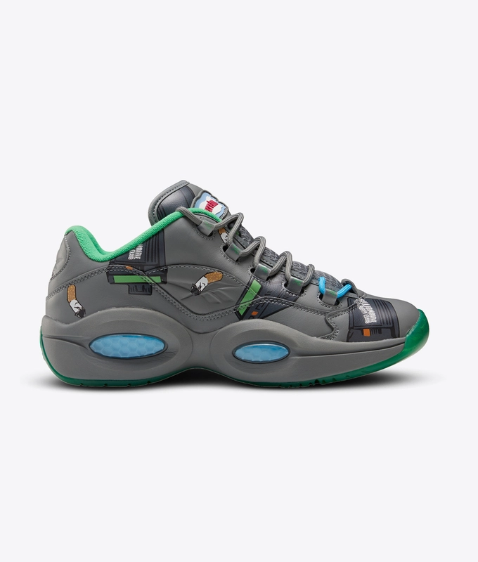X BILLIONAIRE BOYS CLUB QUESTION LOW 'True Grey 5 / Raw Green / Bright Cyan'