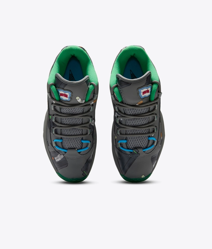 X BILLIONAIRE BOYS CLUB QUESTION LOW 'True Grey 5 / Raw Green / Bright Cyan'