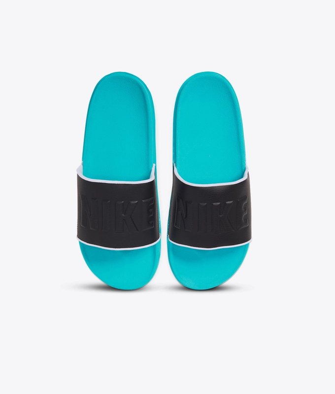 NIKE OFFCOURT SLIDE 'ORACLE AQUA/BLACK/WHITE'