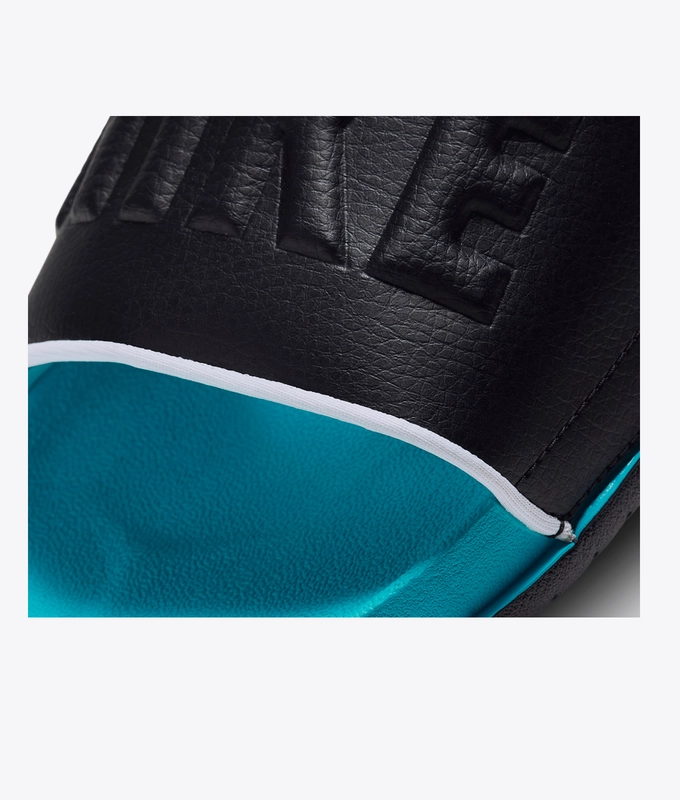 NIKE OFFCOURT SLIDE 'ORACLE AQUA/BLACK/WHITE'