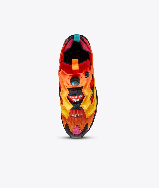x CHROMAT INSTAPUMP FURY 'SOLAR ORANGE/ALERT YELLOW/BLACK'