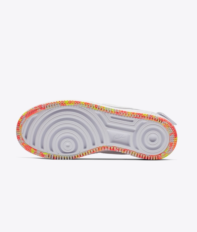 W AF1 JESTER XX PRINT 'PURE PLATINUM/WHITE-YELLOW PULSE'