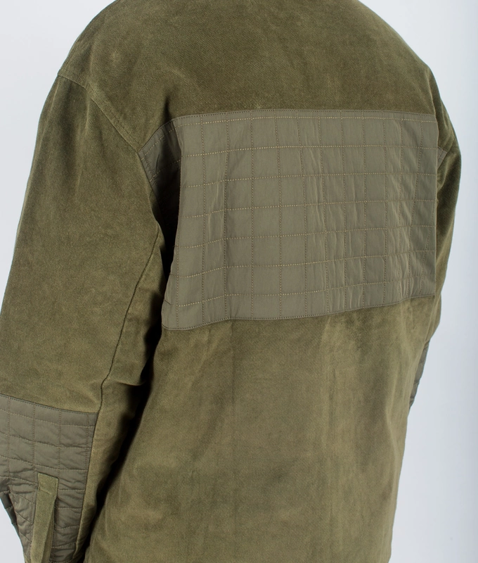 Quilted panel Shacket 'Olive'