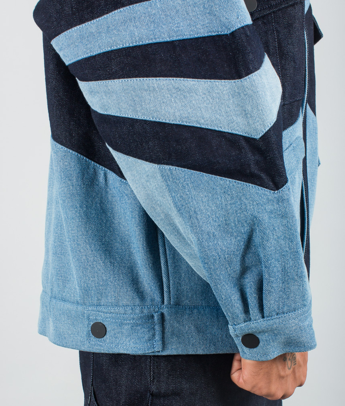 Vintage Bomber Jacket 'Indigo Blue'