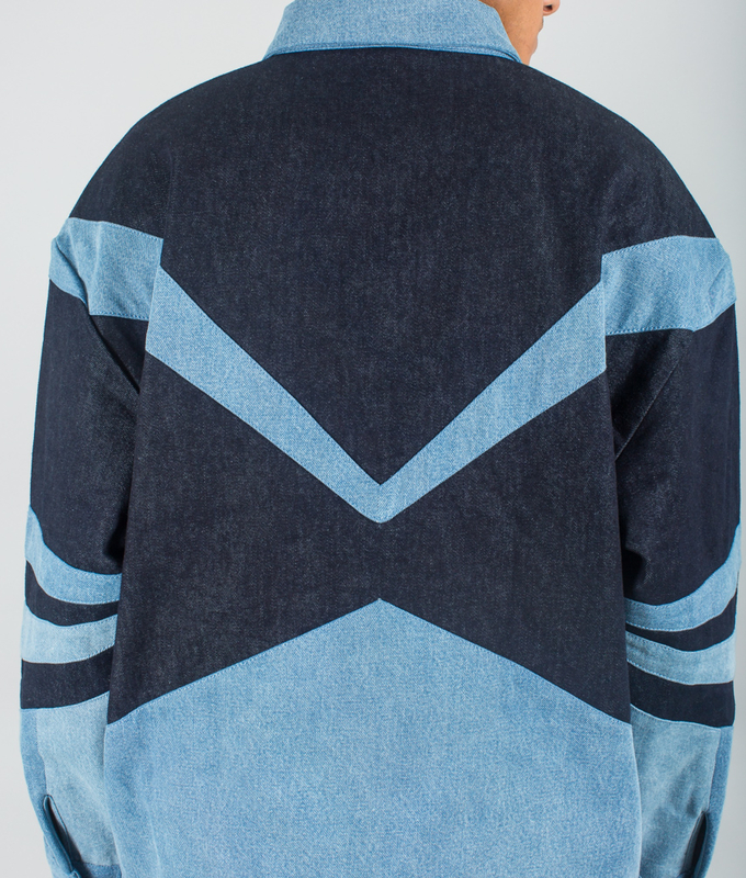 Vintage Bomber Jacket 'Indigo Blue'