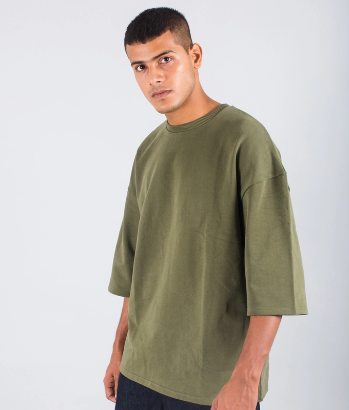 Terry T shirt 'Olive'