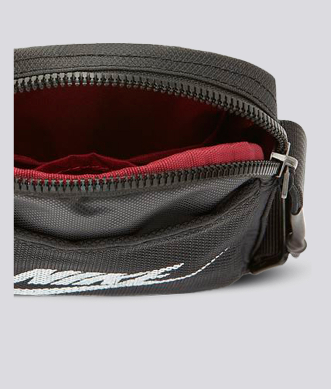 NK HERITAGE S SMIT CROSS BODY BAG 'BLACK/BLACK/WHITE'