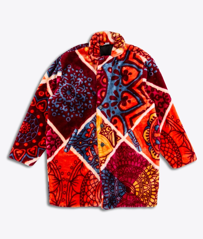 CAMP OUT COAT 'MULTICOLOR' XL