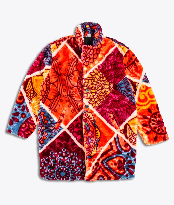 CAMP OUT COAT 'MULTICOLOR' XL