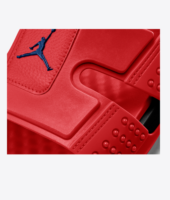 JORDAN HYDRO 8 'TRACK RED/DEEP ROYAL BLUE-BLACK'