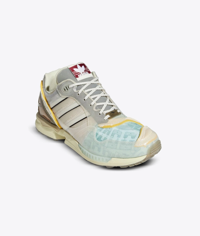 ZX 6000 - XZ 0006 X-RAY INSIDE OUT SHOES 'clear brown/chalk white/sand'