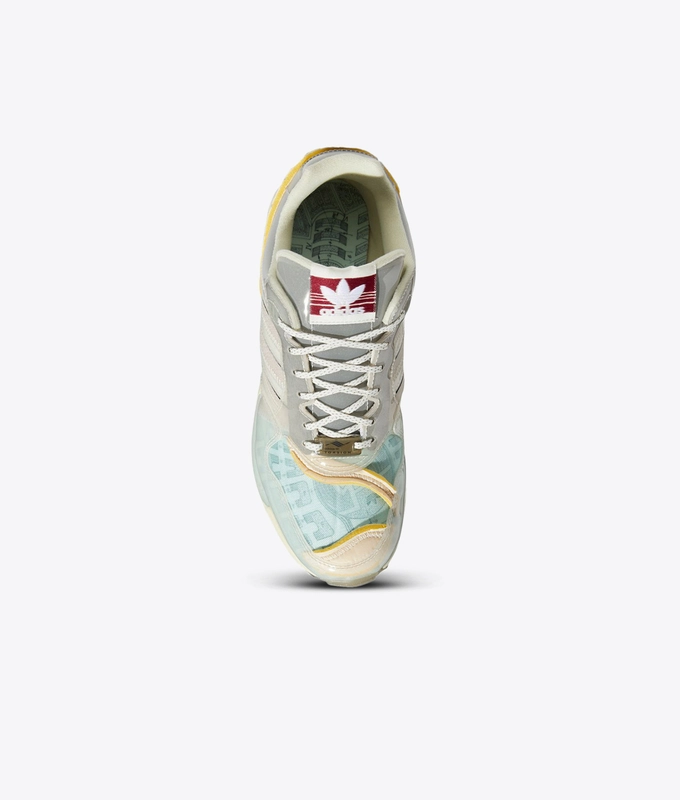 ZX 6000 - XZ 0006 X-RAY INSIDE OUT SHOES 'clear brown/chalk white/sand'